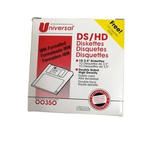 Universal IBM Floppy DS/HD Diskettes